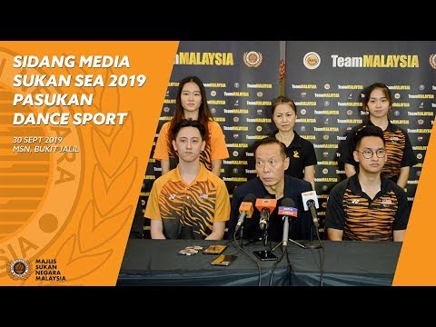 Sidang Media Sukan Sea Filipina 2019 L Pasukan Dance Sport Youtube