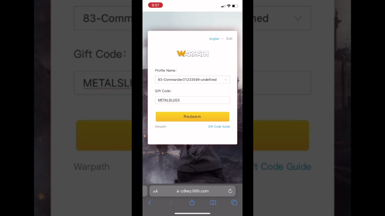 WARPATH:Ace Shooter 1 Promo code 2023 (December)