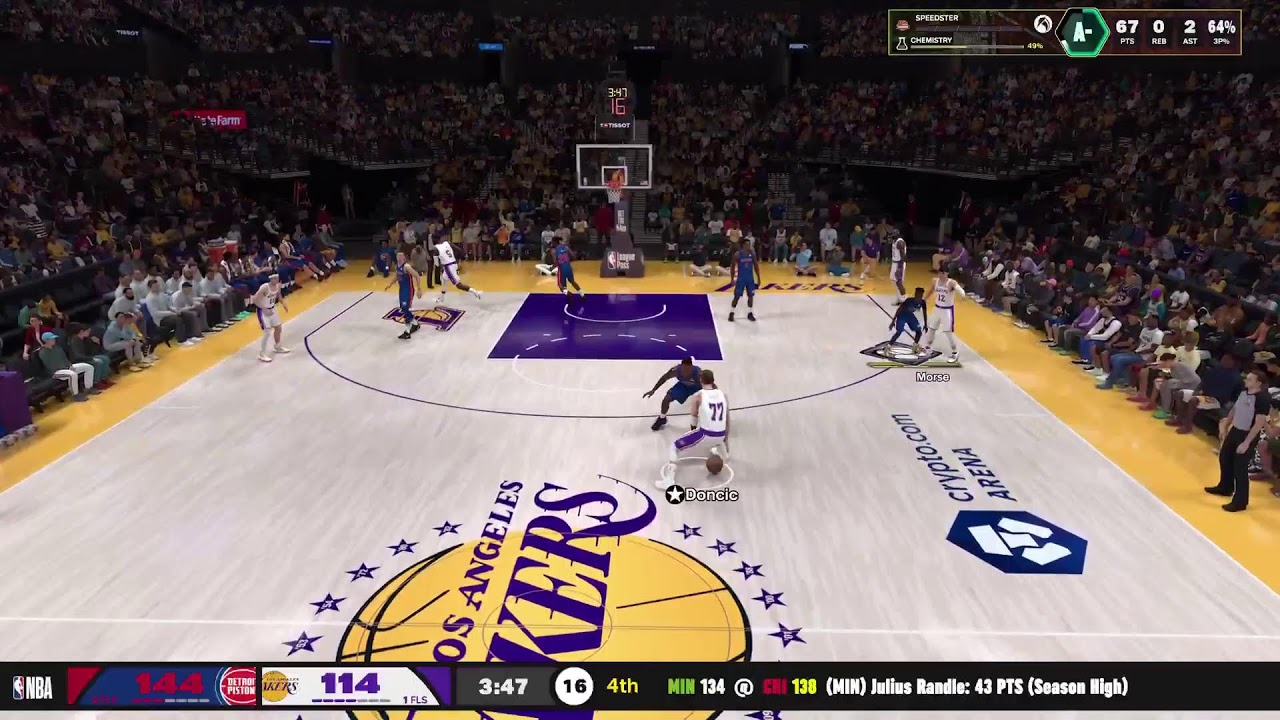 2K26/My Career - DET VS LAL