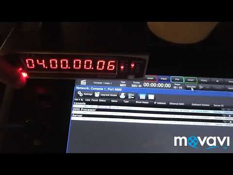 Timecode latency (slow motion x8)