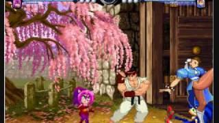 Mugen Sonic & Sonia Vs Ryu & Chun Li