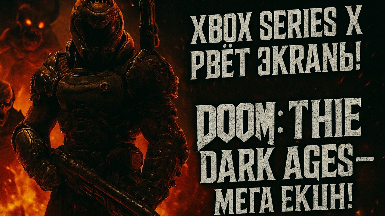 🔥"Xbox Series X рвёт экраны! DOOM: The Dark Ages — МЕГА ЭКШН!"