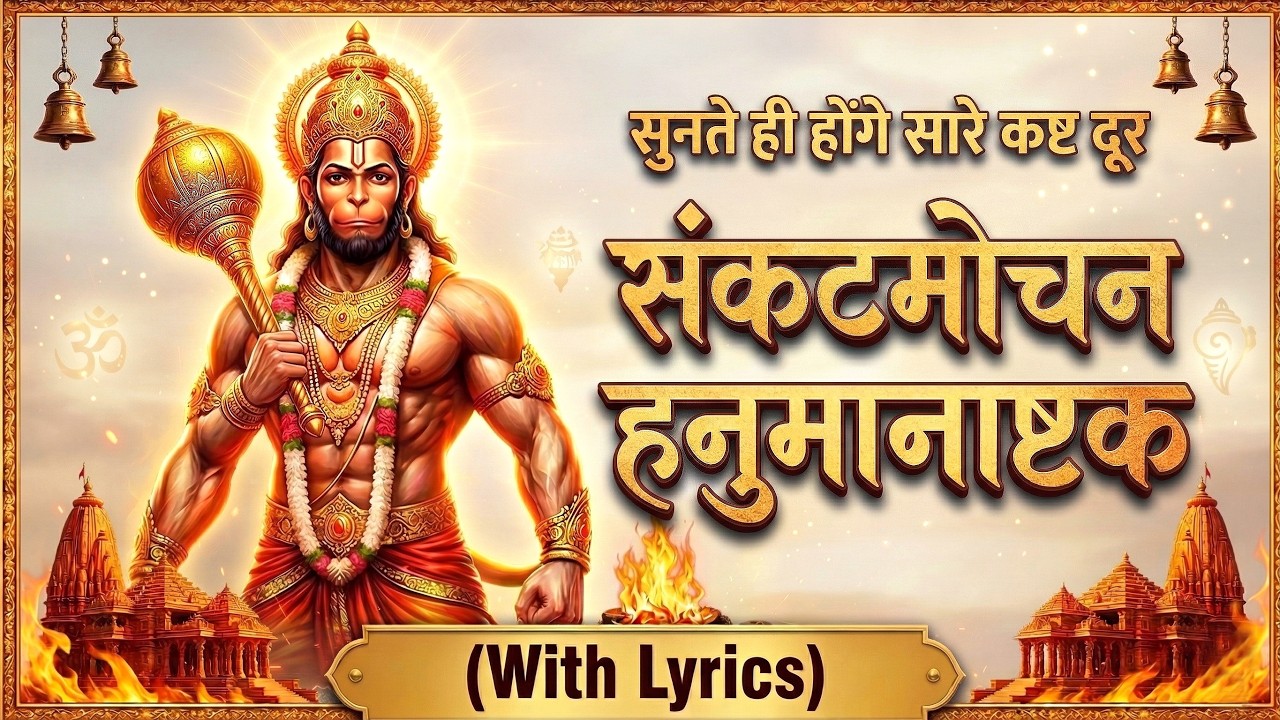 संकट मोचन हनुमानाष्टक | Hanuman Ashtak | Powerful Prayer to Remove Obstacles | LYRICAL