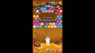 LINE バブル2　STAGE 1255　黄金コニー　アイテムあり　×1.5　Gold Cony　LINE BUBBLE 2