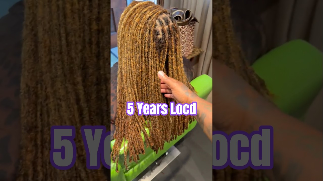 5 Year Locaversary 😱 5 years!?!?!  💚#Locd #Locaversary #Locs #WomenWithLocs #LocAnniversary