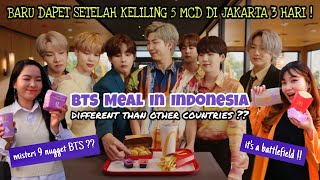 [Eng] Akhirnya Dapet Juga Setelah 72 Jam Rilis! BTS Meal X McDonald's Indonesia Hunting and Mukbang