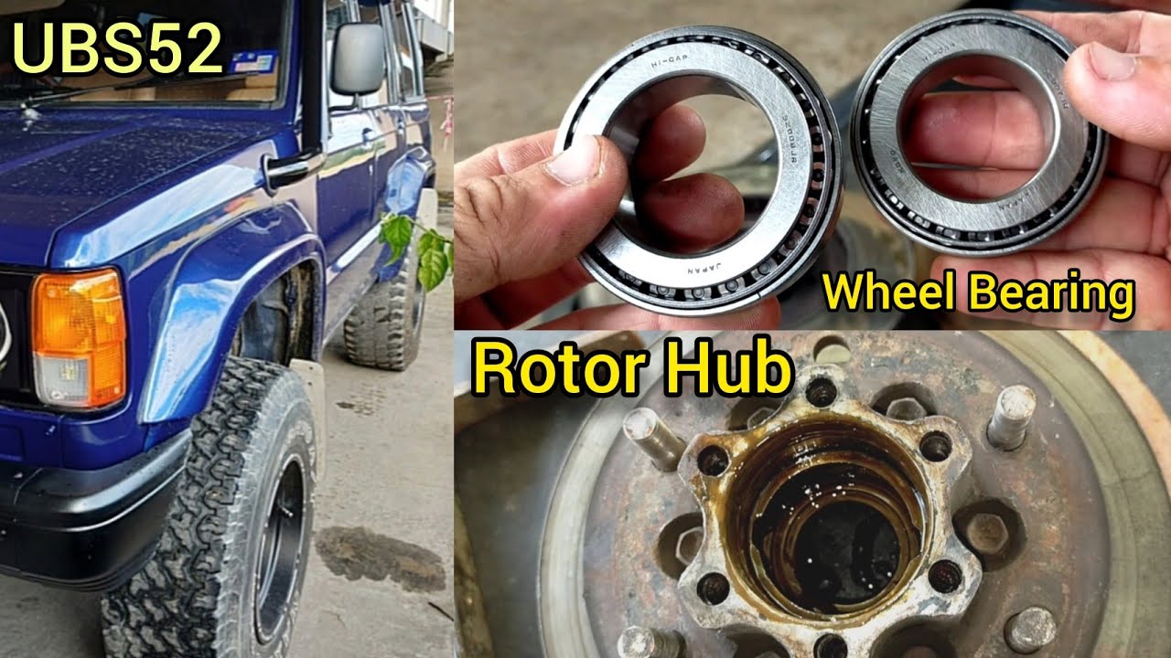 Change wheel bearing 4x4 Isuzu Trooper UBS52 YouTube