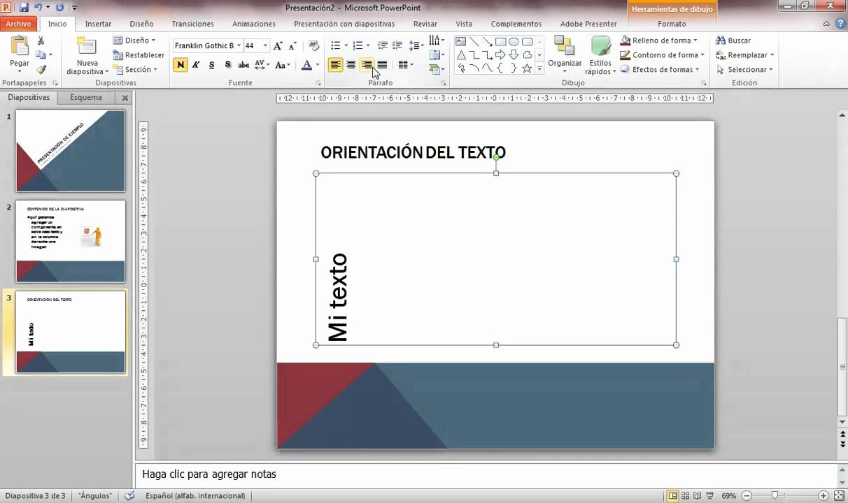 Crear y dar formato a una Presentación Electrónica YouTube