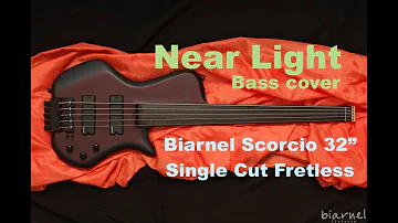 Near Light (Olafur Arnalds) Bass Cover - Biarnel Scorcio 32" Single Cut Fretless - Cristiano Bocci