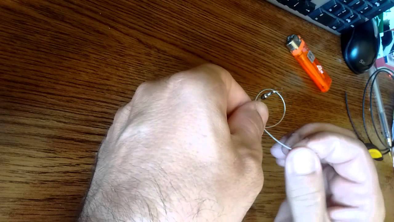 Como hacer un Líder de acero para la pesca de tarariras