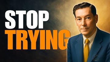 Neville Goddard: Stop "Trying" To Manifest (This is The Final Step)
