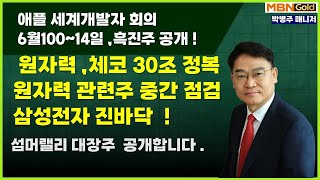 [대장주발굴의 달인 박병주 ] (24.6.1)  애플 AI 발표임박 ,대장주 공개,놓치면 평생후회, 원자력30조 중간점검  ,.삼성전자 진바닥, LG이노텍 매수하라