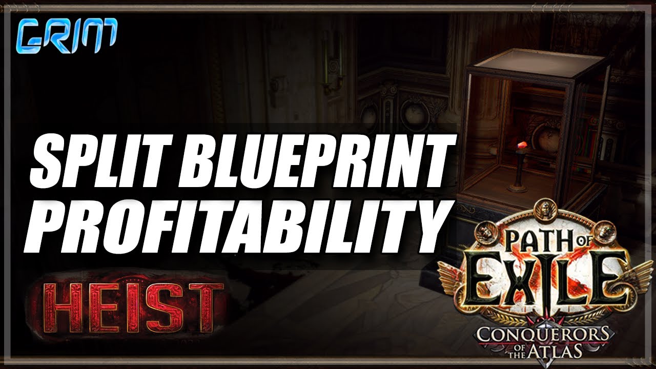 [PoE 3.12] How Profitable Are Split Blueprints? YouTube