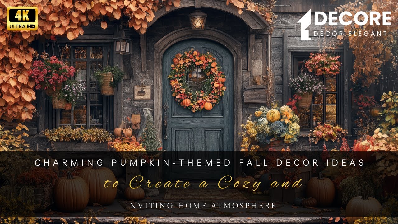 Charming Pumpkin-Themed Fall Decor Ideas to Create a Cozy and Inviting Home Atmosphere