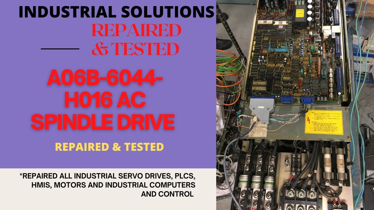 FANUC AC SPINDLE DRIVE A06B-6044-H016 ***REPAIRED & TESTED***
