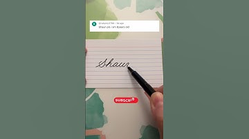 Shaun -Write Your Name in Cursive