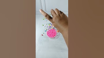 Oddly Satisfying Reverse Video With Marbles and Beads #satisfying #reverse #shorts
