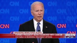 Former President Biden has been diagnosed with prostate cancer