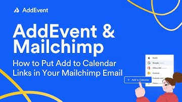 How to Put Add to Calendar Links in Your Mailchimp Email