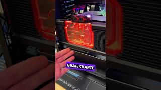 Grafikkarten DIY-Hack: Moosgummi als Stütze im Gaming PC Gehäuse pcbuilding bastelnerd