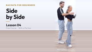 Bachata Side by Side & Hand Toss | Partnerwork for Beginners | Free Bachata Course 04