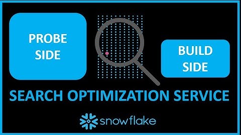 Snowflake Performance: Search Optimization Service(Probe side & Build side concepts)