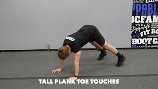 Plank Toe Touches