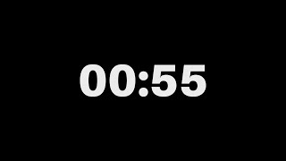 55 Seconds [00:55] Countdown Timer – Simple & Silent