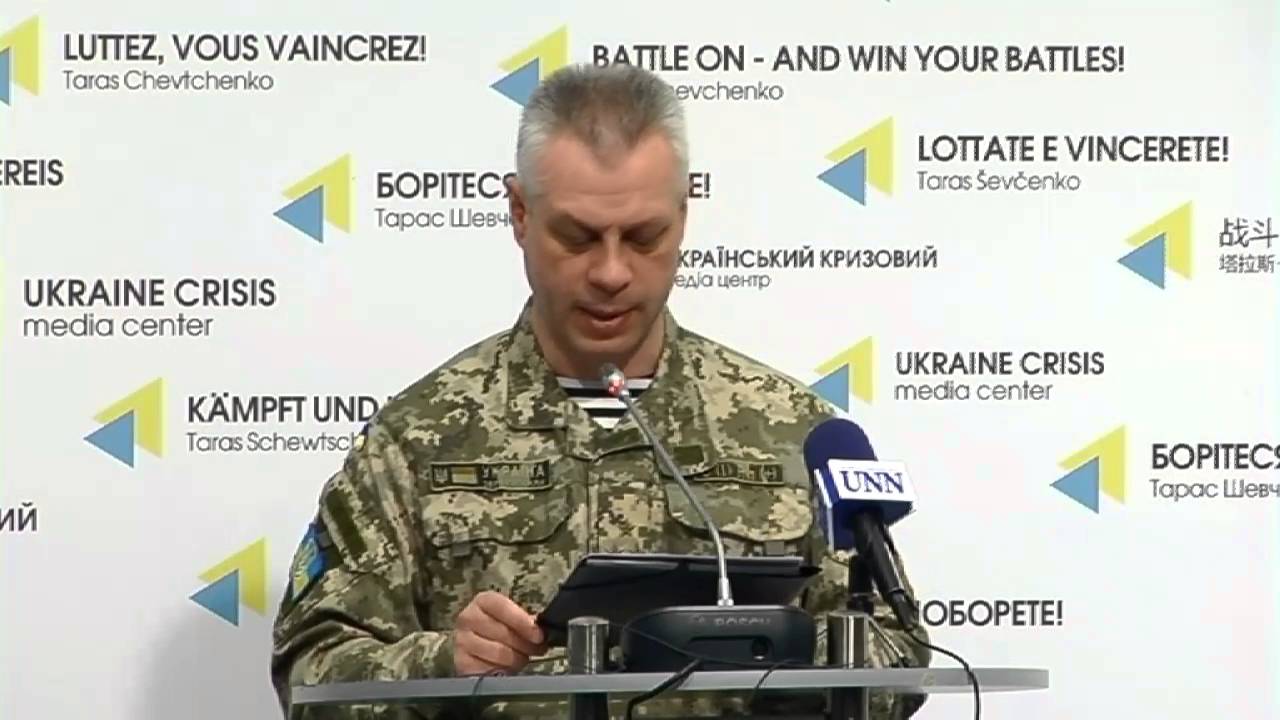 Andriy Lysenko. Ukraine Crisis Media Center, 16th of March 2016
