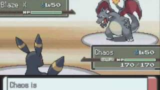 Pokemon Platinum Linkmasterjs Tournycolonelben Vs Blazecharizard