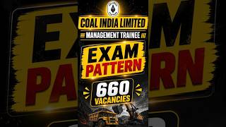 Coal India MT Vacancy 2026 | Coal India Management Trainee Exam  Pattern &amp; Syllabus Full Details