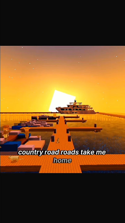 Lirik lagu Take Me Home - John Denver #feedshorts #minecraft #music #johndenver