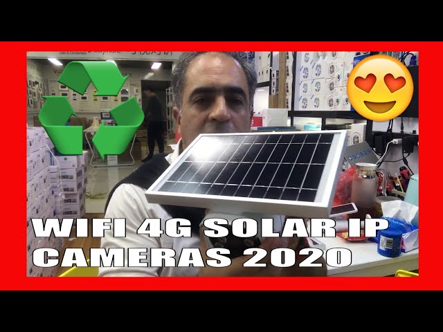 Chile Vigila, Camaras de seguridad IP con panel solar, video