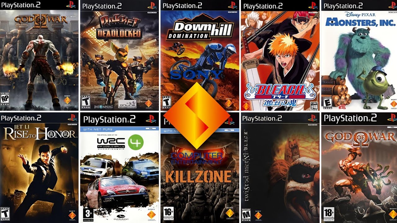 TOP 50 BEST SONY COMPUTER ENTERTAINMENT GAMES FOR PS2[PLAYSTATION 2]