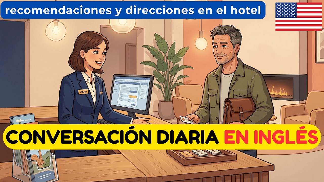 Mejora tu escucha en inglés rápido: recomendaciones y direcciones en el hotel (inglés para hoteles)