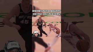Celebrity WEMBY PUT A BOUNTY ON THE THUNDER PLAYERS! Net Worth