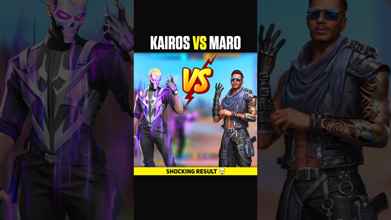 KAIROS VS MARO WHICH IS BEST CHARACTER (SHOCKING RESULT🤯) 