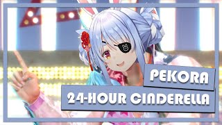 【Hololive】Pekora Jamming to 24-Hour Cinderella - Yakuza 0 (ENG SUB)