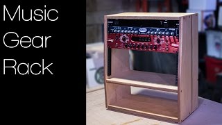Making a Custom Music Gear Rack
