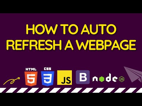 How to Auto Refresh a Web page in every 5 second in HTML in hindi