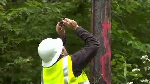 AEP Line Testing at Tappan Lake, OH