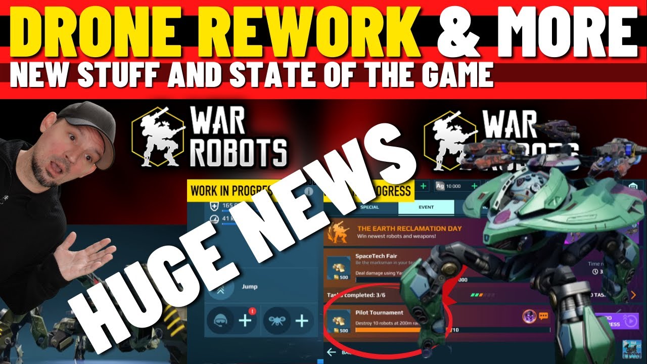Control Rework Gamer Robot War Robots Huge News | War Robots Drone Rework | War robots New ...