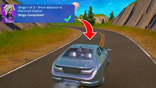 Drive distance in Chromed Vehicle - Bytes Quests Fortnite