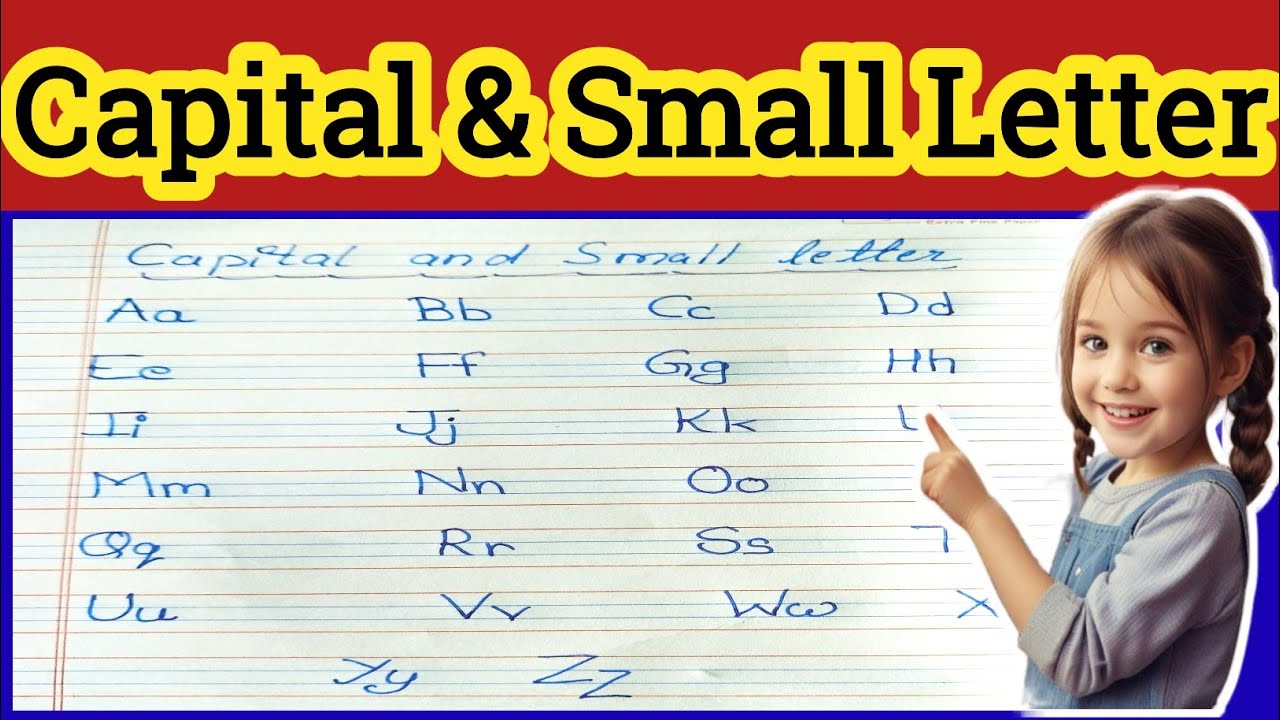 Capital and Small letter|| Badi Aur Choti ABCD||A To Z||Alphabet