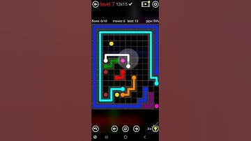 How To Solve Flow Free 12x15 Mega Mania Pack Level 7 Board Walk Through Solution Walkthrough