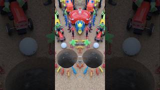 Baldojer Pushing Teractor Auto Hulk In Pit Parked Car Animal Body