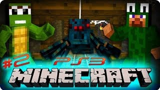 Minecraft Ps3 Gameplay - Part 2/25 - POISON CAVE SPIDERS! (Playstation 3 Minecraft)