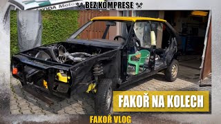 🎡 FAKOŘ KONEČNĚ NA KOLECH 🎡 MOTOR NA SCÉNU 🛠 Fakoř vlog_29 #bezkomprese