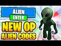 ALL *NEW* OP 👽ALIEN CODES👽 | ROBLOX MINING CHAMPIONS