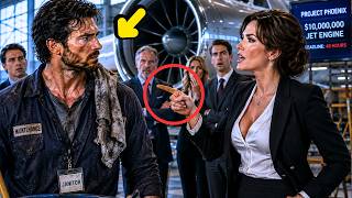 CEO Dared a Single Dad Janitor to Fix Her 10M Jet Then He Exposed Her Biggest Secret